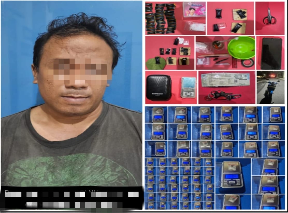 Polres Karanganyar Bongkar Peredaran Narkotika, Amankan Puluhan Gram Sabu
