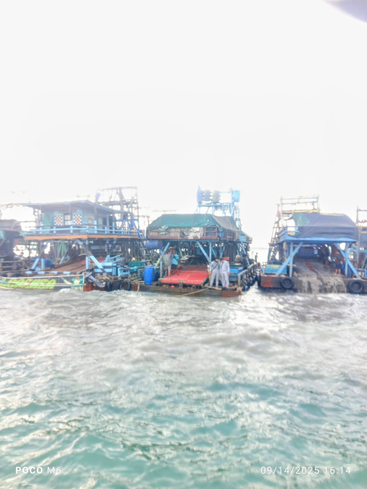 Bakamla RI Babel Bongkar Praktik Ilegal Kolektor Pasir Timah