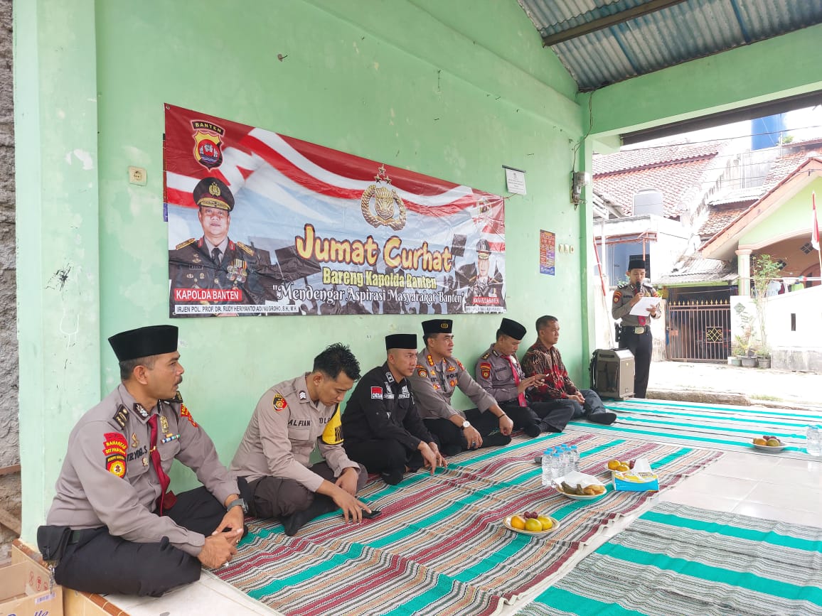 Dengarkan Aspirasi Warga, Dirpamobvit Polda Banten Gelar Jumat Curhat