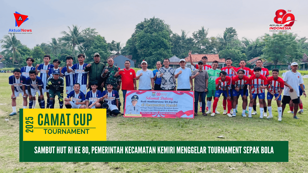 Kades Karang Anyar Himbau Menjaga Sportivitas di Turnamen Camat Cup Sambut HUT RI ke-80