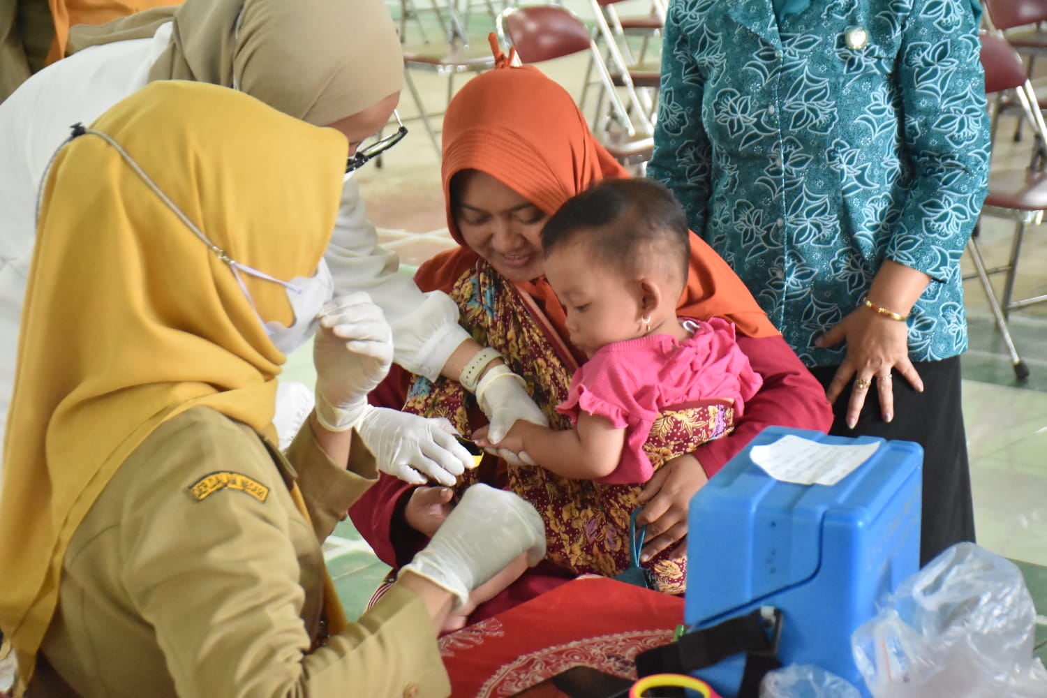 Karanganyar Gencar Berantas Polio di pekan Imunisasi Nasional (PIN) 