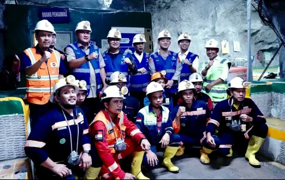 Kunjungi Tambang Emas PT Antam UBPE Pongkor, Rudy Susmanto Ajak Jaga Kelestarian Alam   