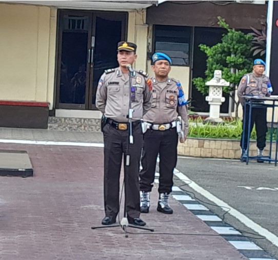 Pimpin Apel Pagi, Ini Arahan Kasie Keu Polrestabes Medan