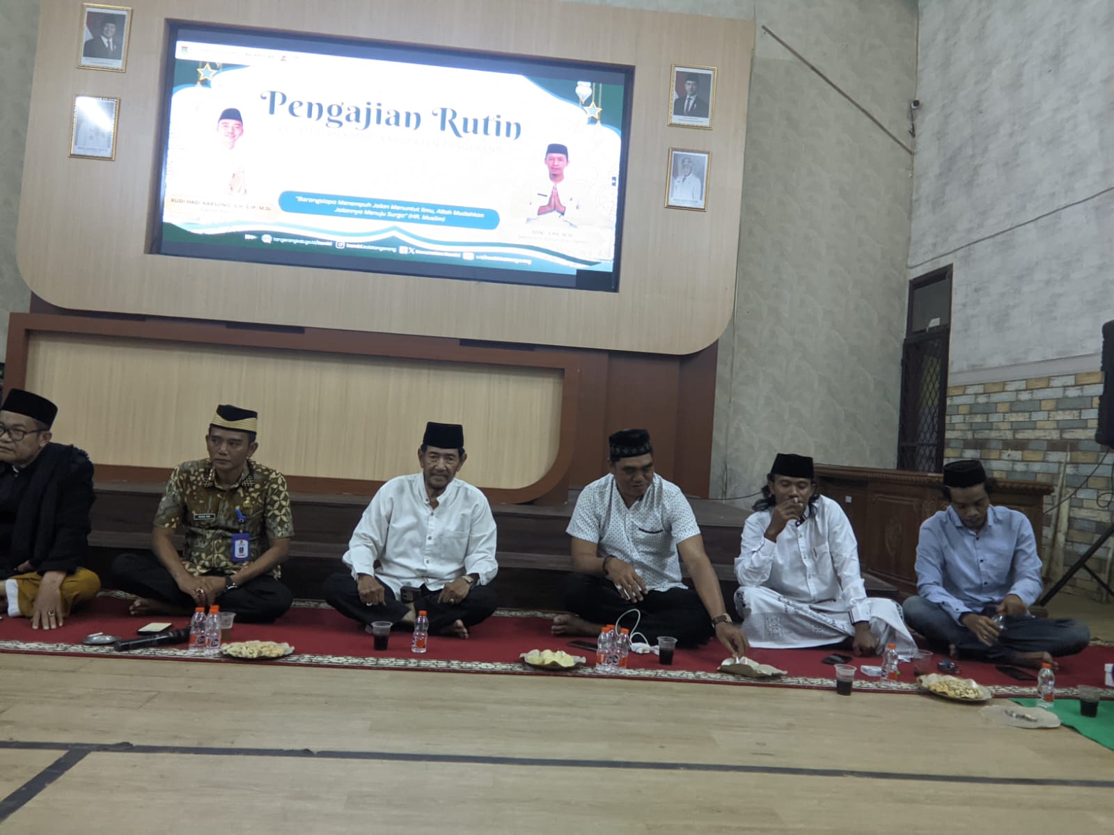 Sejak Awal Bertugas, Camat Kemiri Rudi HK Konsisten Gelar Pengajian Rutin