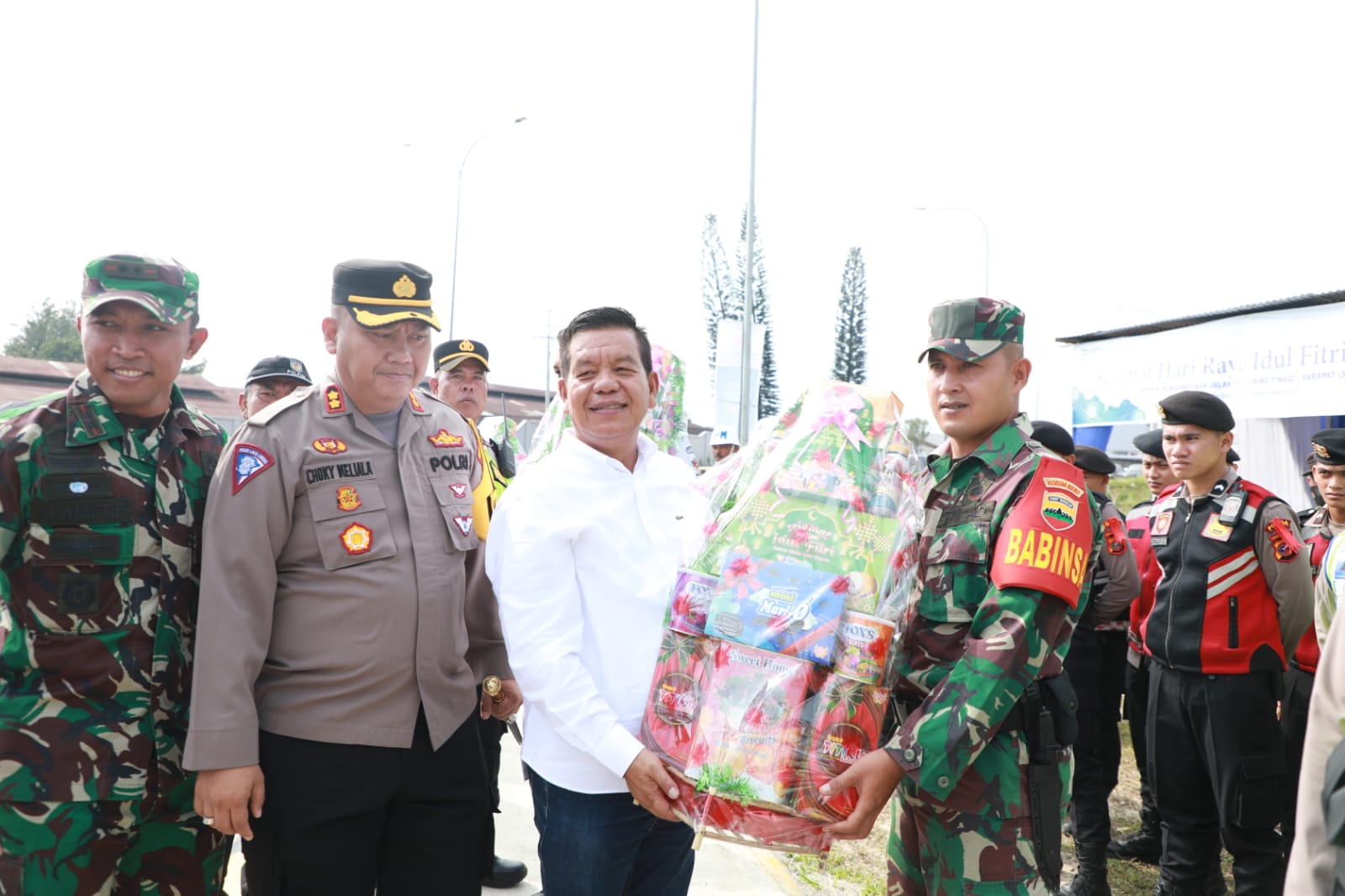 Kapolres dan Forkopimda Simalungun Lakukan Pengecekan Pos Pam Jelang Idul Fitri 1445H/2024M