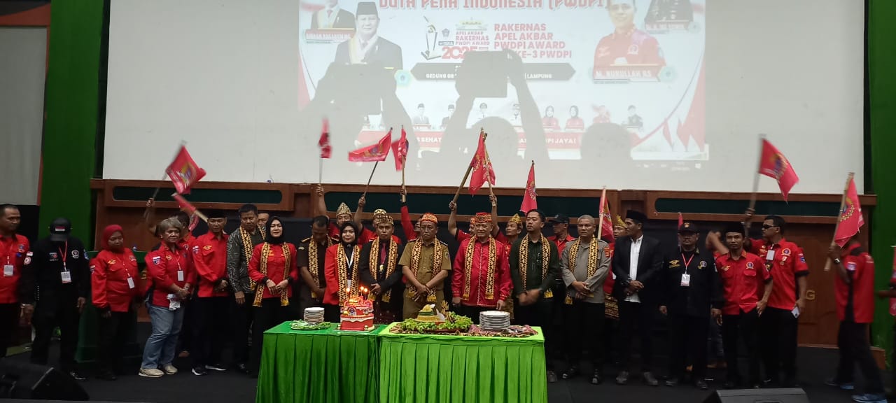 PWDPI Rayakan HUT ke-3 dengan Sukses dan Meriah di Bandar Lampung