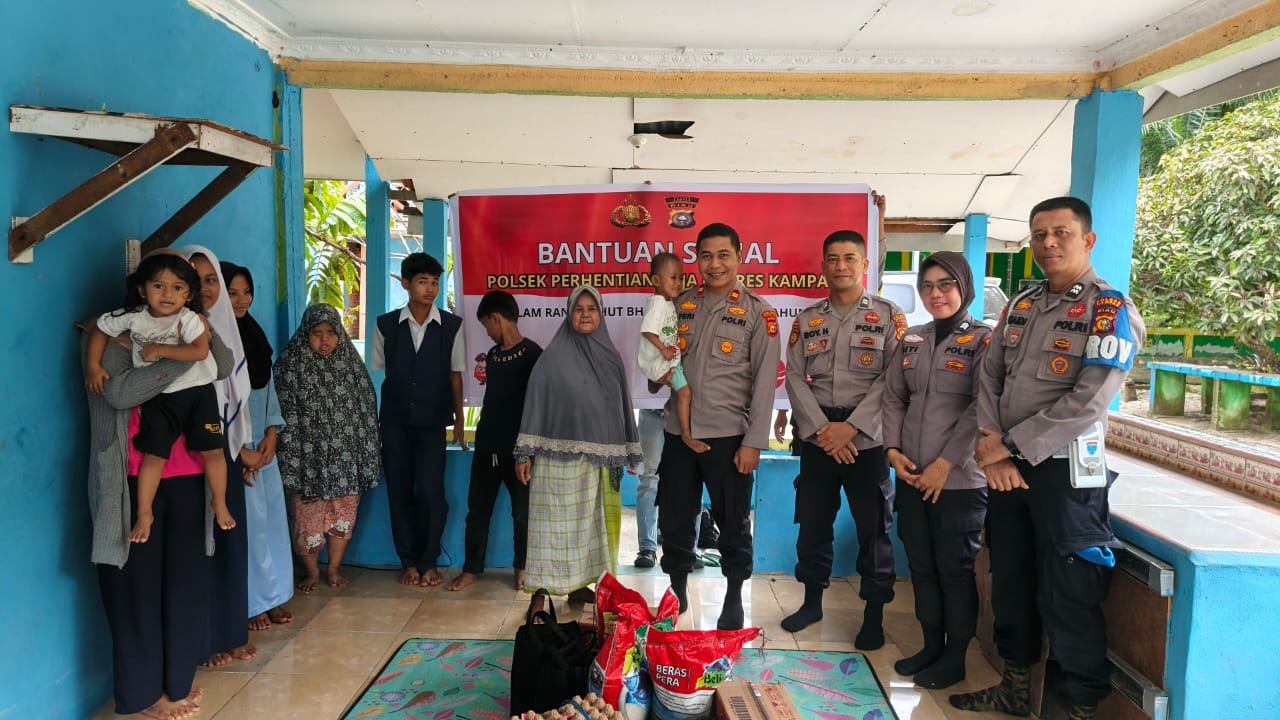 Jelang HUT Bhayangkara ke-79, Polisi di Riau Gelar Bakti Sosial