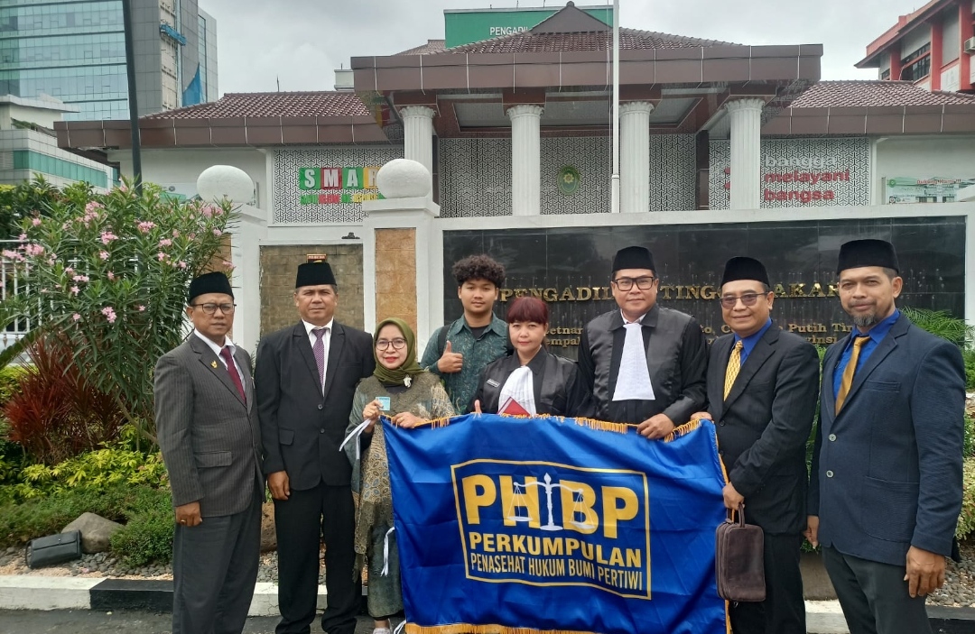 PHBP Sukses Hantarkan Anggota Jadi Advokat di Pengadilan Tinggi Jakarta