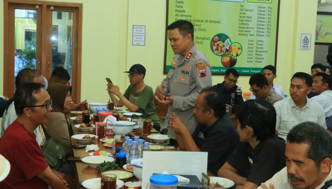 Kapolres Karanganyar Buka Bersama  Awak Media,  Perkuat Sinergi dan Keterbukaan Informasi