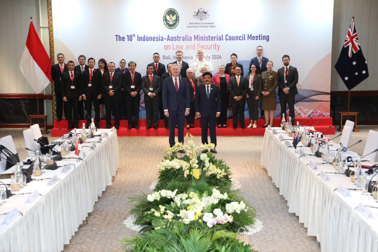 Pertemuan ke-10 Indonesia-Australia Ministerial Council Meeting on Law and Security (MCM)