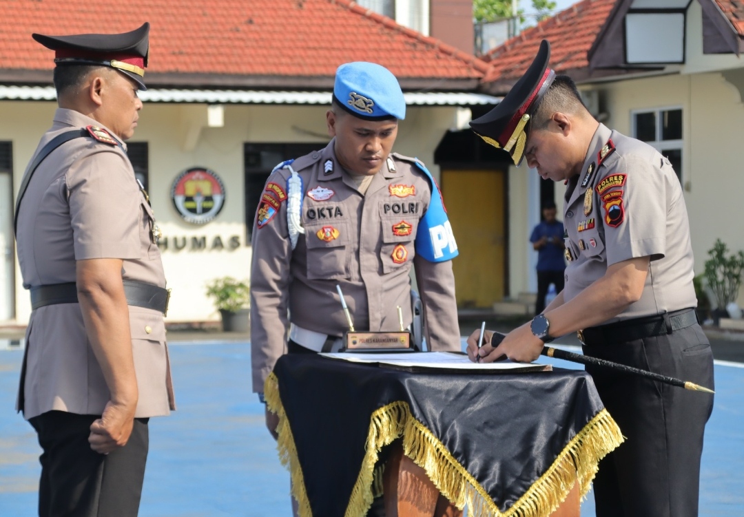 Rotasi Jabatan di Polres Karanganyar, Sejumlah Pejabat Berganti Posisi