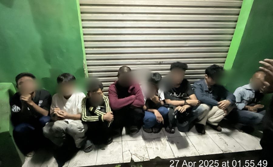 Tim Patroli Perintis Presisi Polres Metro Tangerang Amankan 8 Remaja Hendak Tawuran