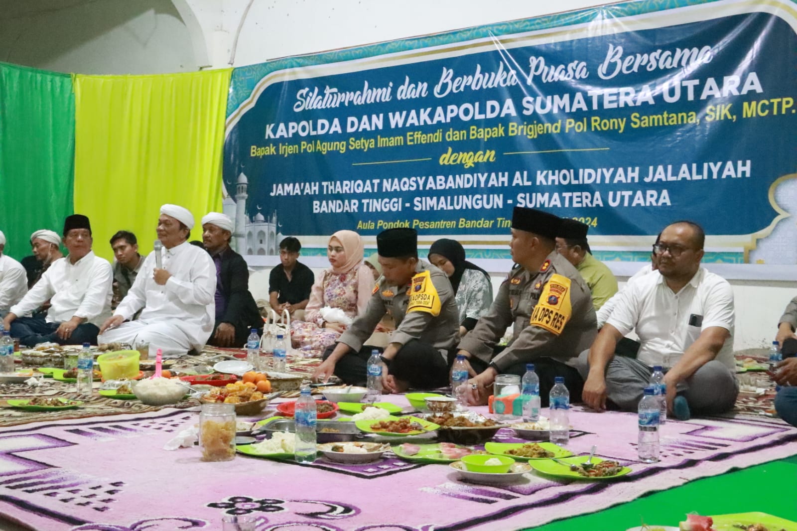 Kapolres Mendampingi Wakapolda Sumut Silaturahmi dan Buka Puasa Bersama Tokoh Agama di Simalungun