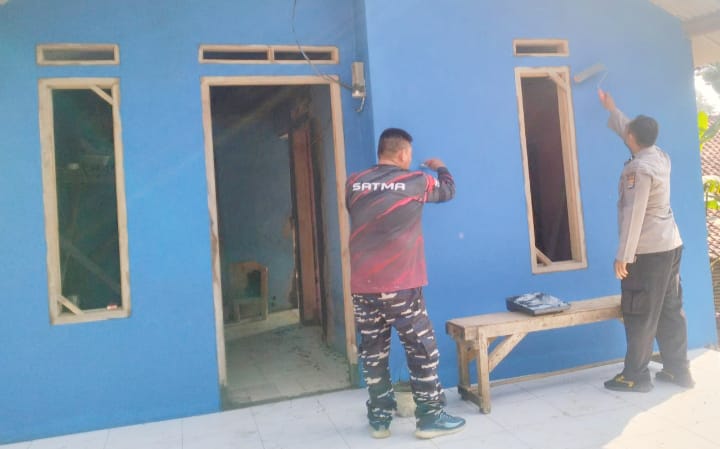 Program TMMD Kodim 0623/Cilegon : Rutilahu Ibu Samenah Hampir Rampung Capai 92%