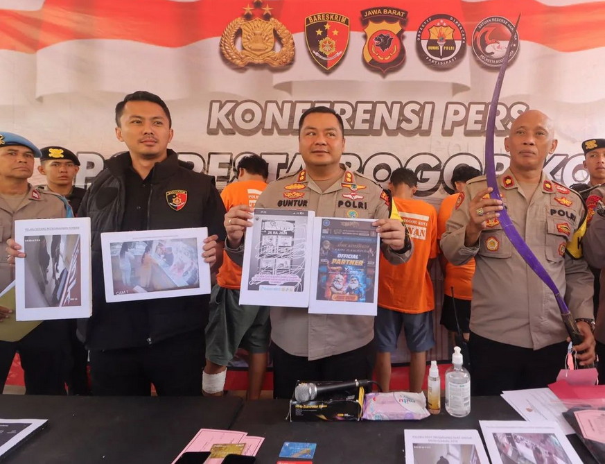 Pelaku Pembacokan dengan Sajam Berhasil Ditangkap Unit Reskrim Polsek Bogor Timur