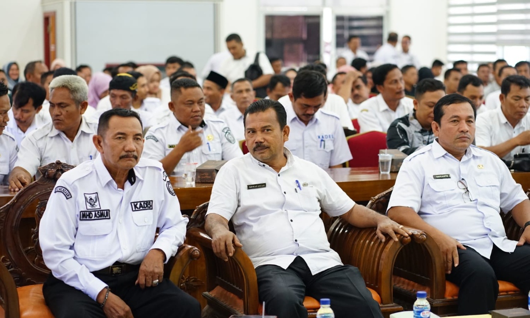 Sosialisasi Jaga Desa Labuhanbatu, Wabup : Mari Bersama Mendukung dan Melaksanakan Tata Kelola Keuangan Desa 