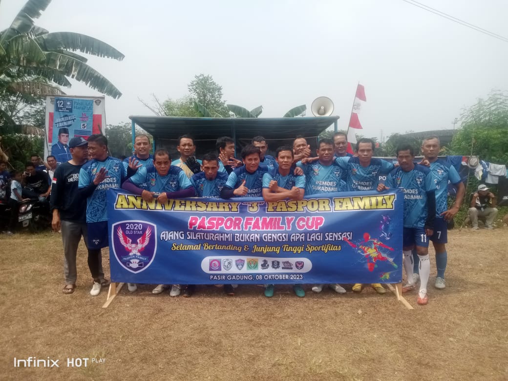 Anniversary Paspor Family ke 3 Gelar turnamen Sepak Bola di Stadion Porsena