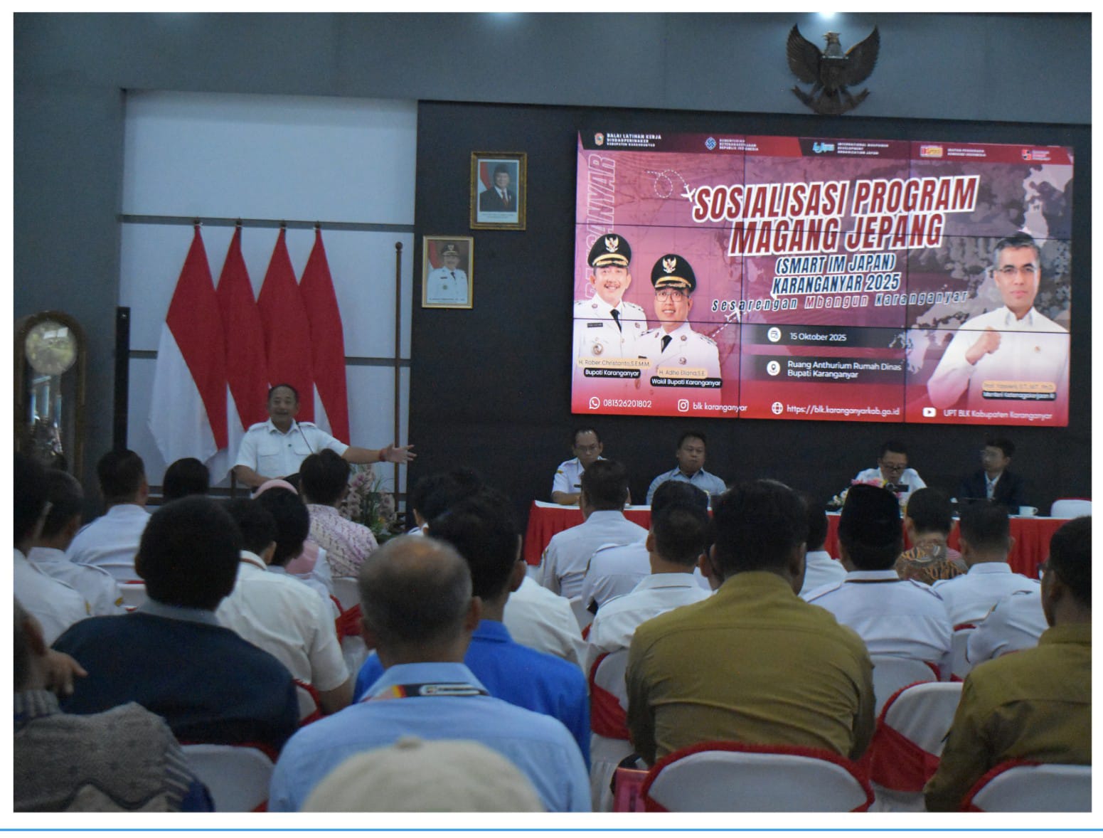 Sosialisasi Program Magang Jepang SMART IM JAPAN 2025 Resmi Dibuka Bupati Karanganyar 