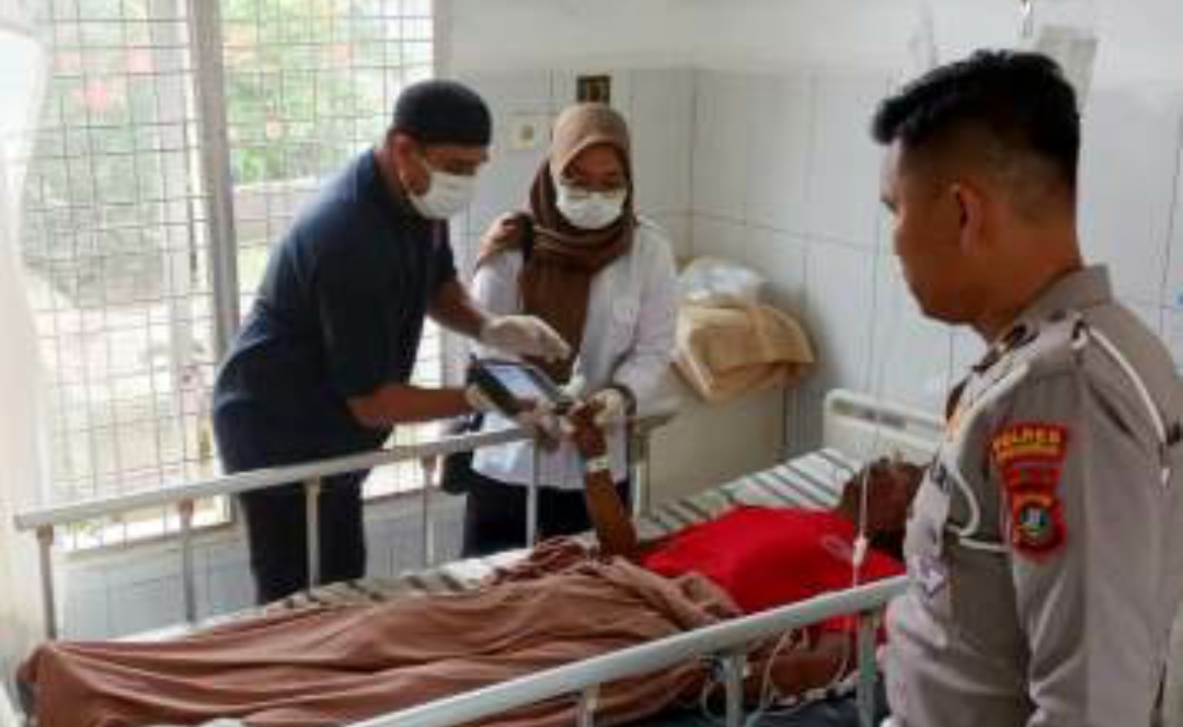 Polres Simalungun  Cari Keluarga Mr X Korban Tabrakan