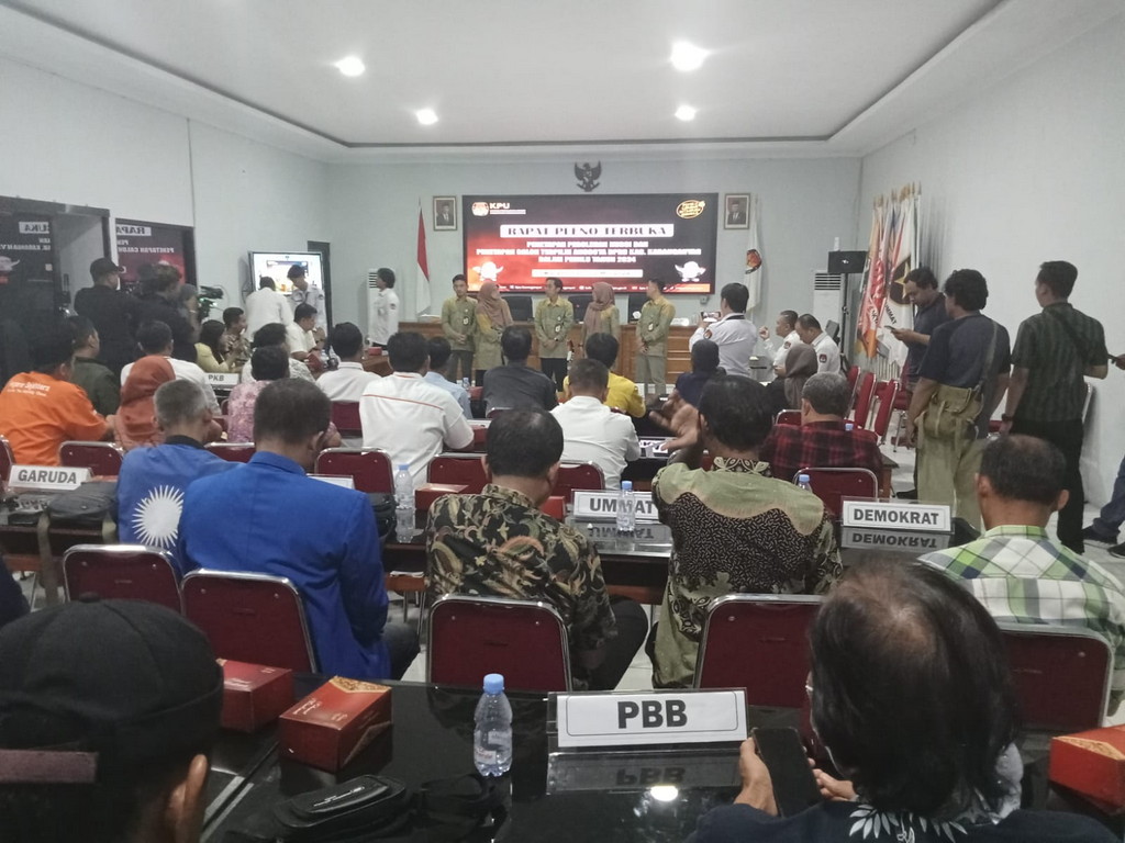 KPU Kabupaten Karanganyar Tetapkan Calon Legeslatif Terpilih