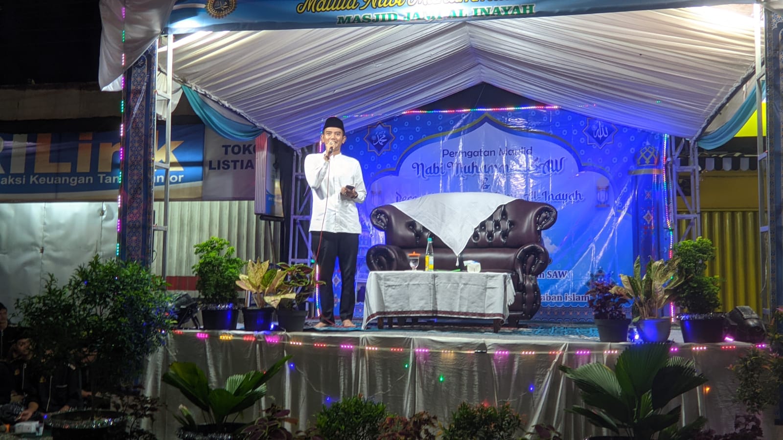 Camat Kemiri Hadiri Peringatan Maulid Nabi di Masjid Jami Al-Inayah Desa Kemiri