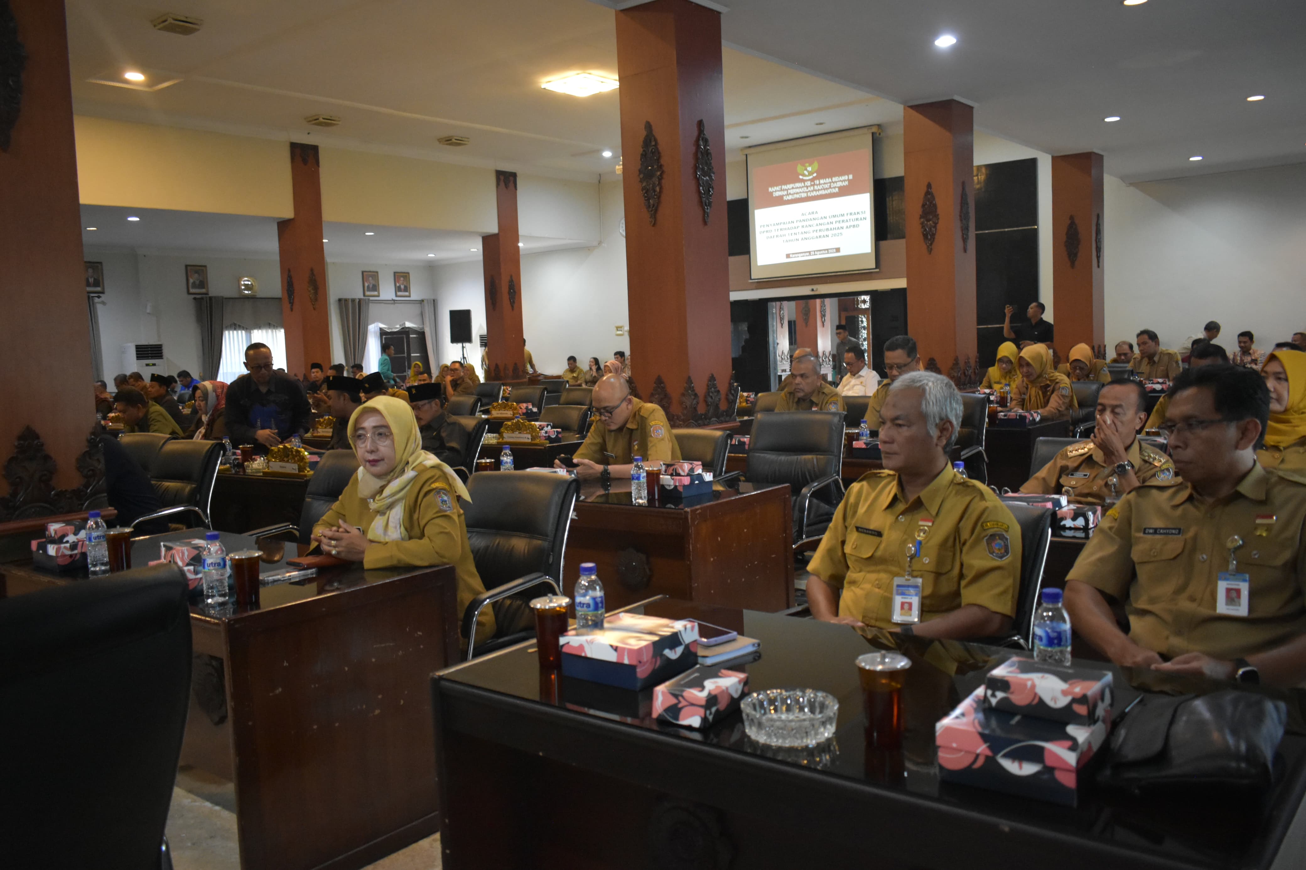 DPRD Karanganyar Gelar Rapat Paripurna ke-19, Bahas Pandangan Umum Fraksi Terhadap Perubahan APBD 2025