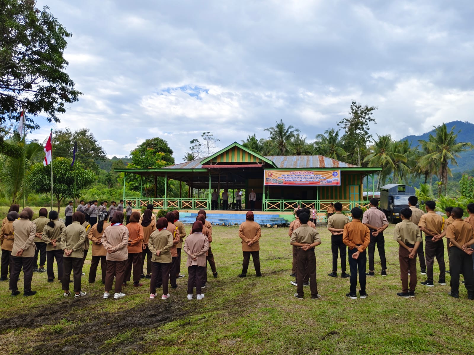 Kegiatan Perkemahan dan Pelantikan Anggota Baru Angkatan Ke XXIII Tahun 2023 Saka Bhayangkara