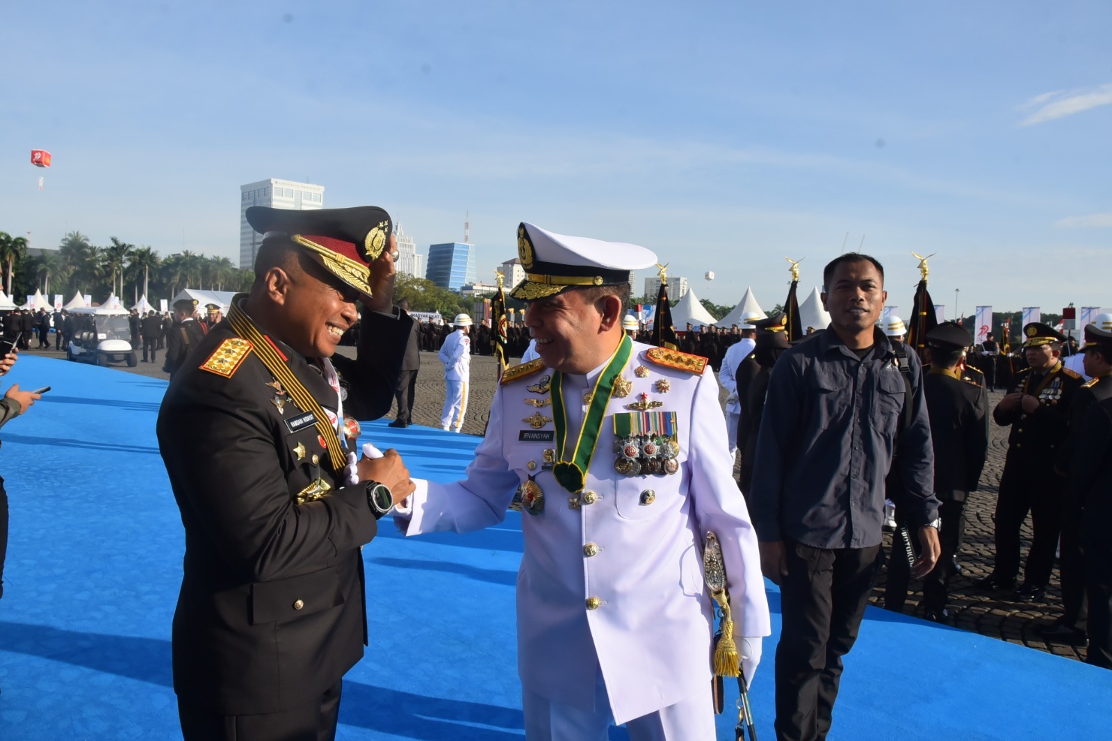 Kepala Bakamla RI Hadiri HUT ke-79 Bhayangkara di Monas