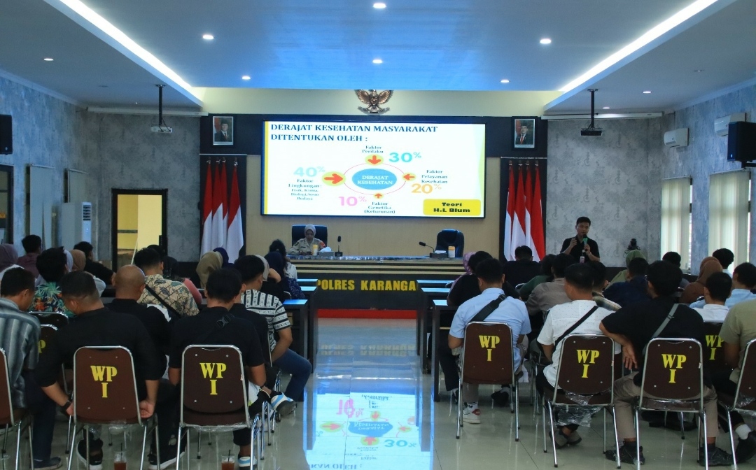 Polres Karanganyar Giat Pelatihan Kerja Kesehatan Dapur  Pada Relawan SPPG Cangakan 