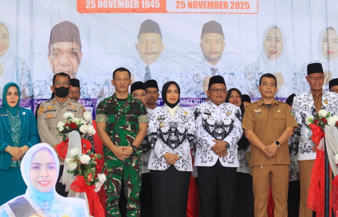 Resepsi HUT ke-80 PGRI, Bupati Labuhanbatu: PGRI Aktor Utama Dunia Pendidikan