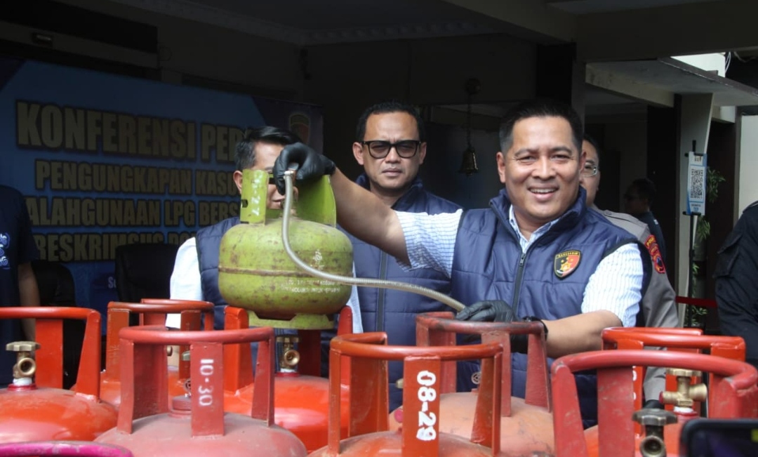 Polda Jateng Ungkap Penyalahgunaan Gas ber Subsidi, Omzet Capai Miliaran Rupiah per Bulan