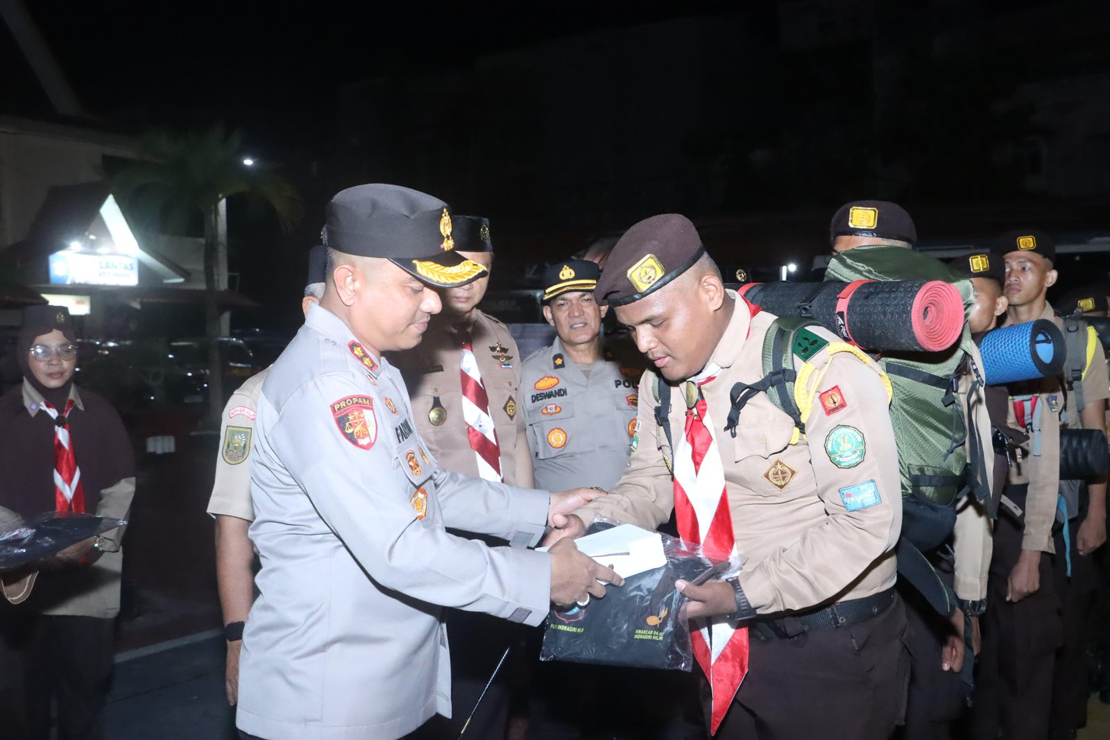Sukseskan Upaya Menanggulangi Kebakaran, Kapolres Lepas Kontingen Ikuti Jambore Karhutla 2025
