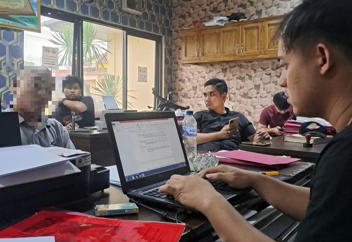 Polsek Cikande Amankan Oknum Ormas Nyalo Tenaga Kerja