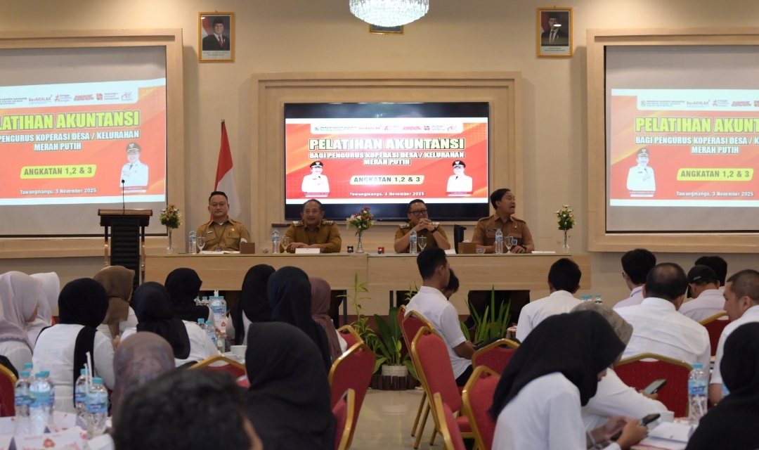 Bupati Buka Pelatihan Akuntansi  Pengurus Koperasi Merah Putih Sebagai Tulang Punggung Perekonomian Masyarakat