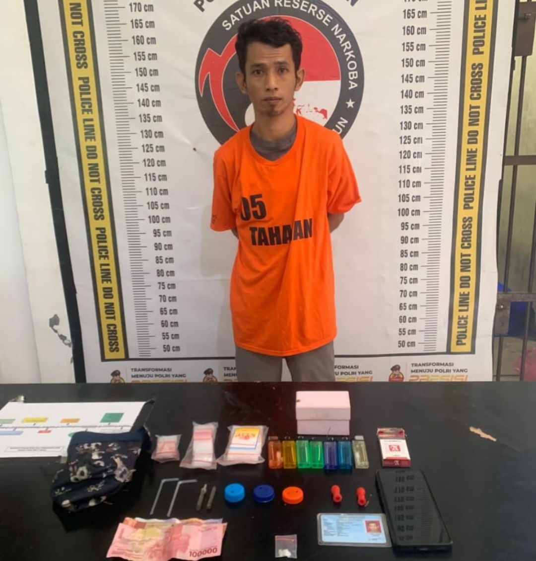 Pengedar Sabu, Berhasil Ditangkap  Polsek Bosar Maligas di Perumahan Pajak Haji Budi   