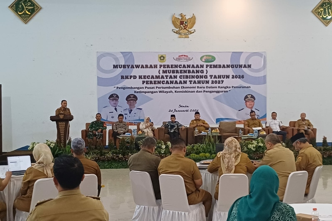 Musrenbang Kecamatan Cibinong Bahas Anggaran Rp24 Miliar Untuk Perencanaan  Pembangunan Tahun 2027