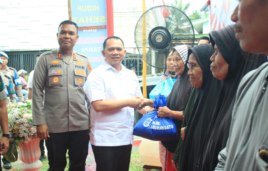 Bupati Labuhanbatu Hadiri Launching Kampung Bebas Narkoba