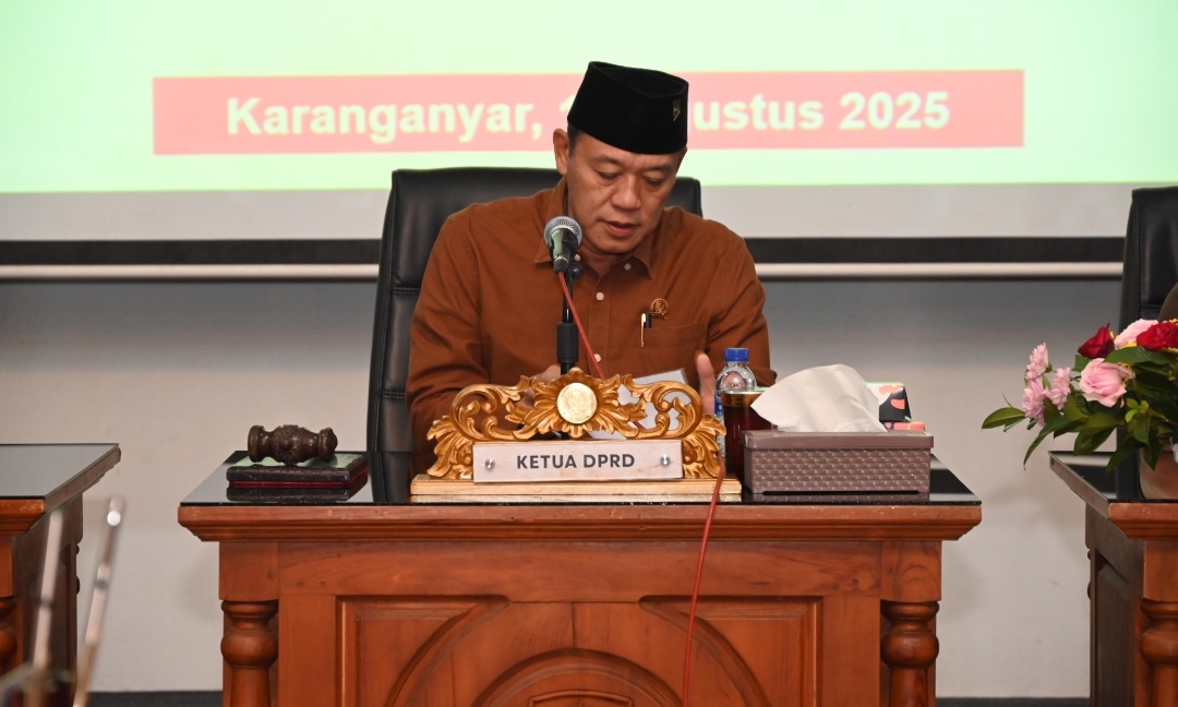 DPRD Karanganyar Setujui Empat  RAPERDA Pada Sidang III Tahun 2025 