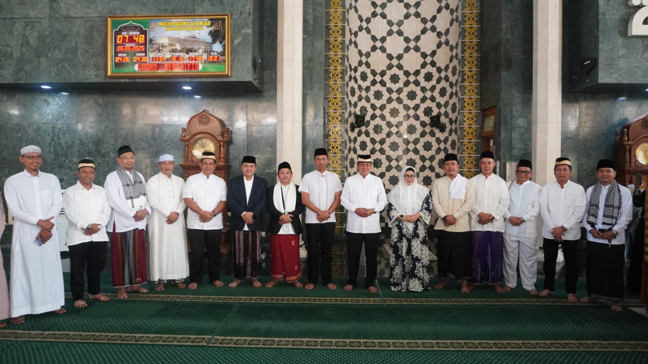 Dandim 0510/Trs Shalat Id Bersama Bupati dan Wakil Bupati Tangerang