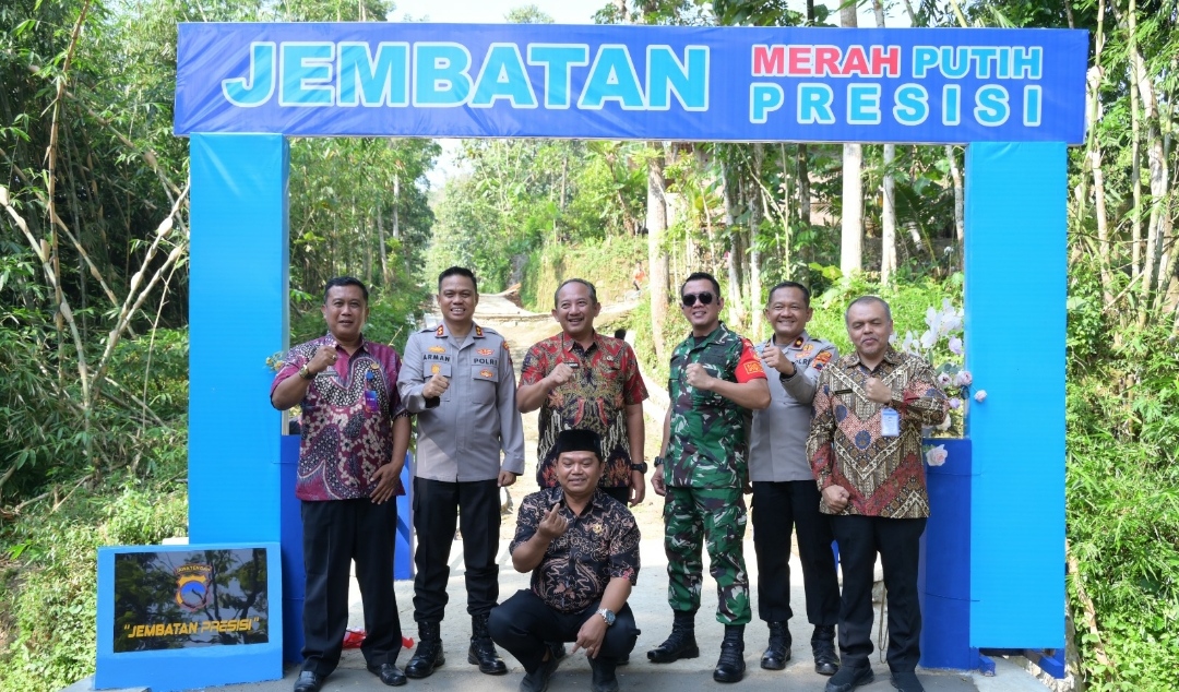 Peresmian Jembatan Merah Putih Presisi, Wujud Sinergi dan Kepedulian untuk Masyarakat Tohkuning