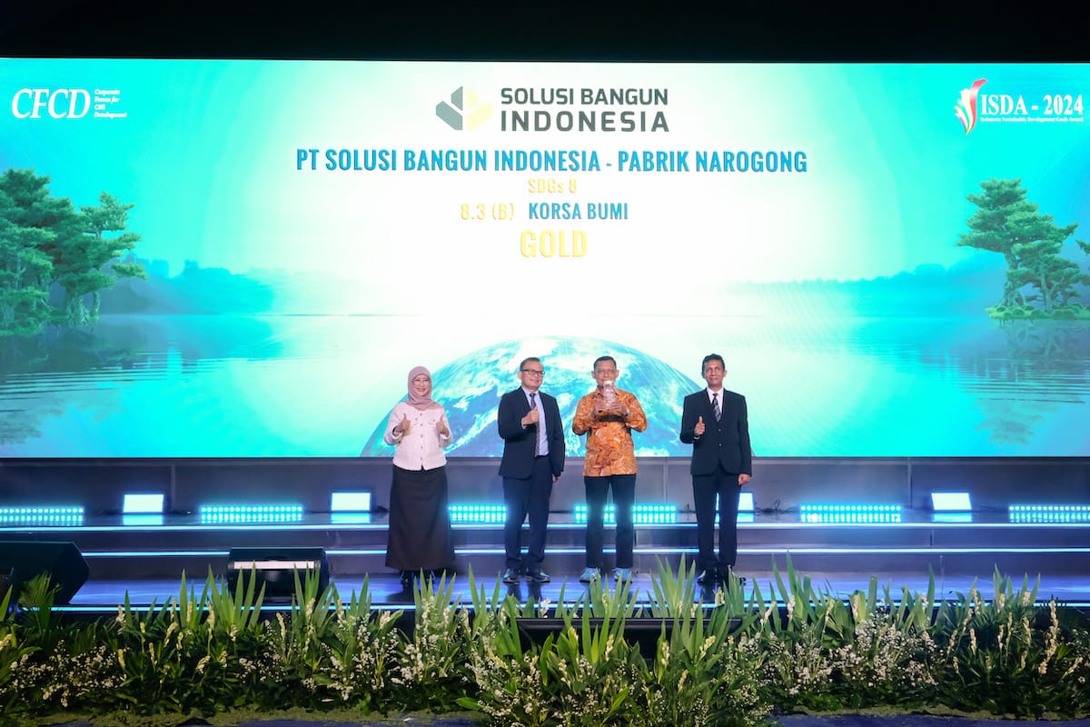 PT.SBI Narogong Bogor Raih Dua Penghargaan Tamasya Awards 2024 dan Indonesian SDGs Awards 2024 kategori Gold