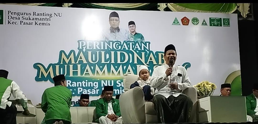 Pengurus Ranting NU Desa Sukamantri Gelar Maulid Nabi Muhammad SAW 1446 Hijriah