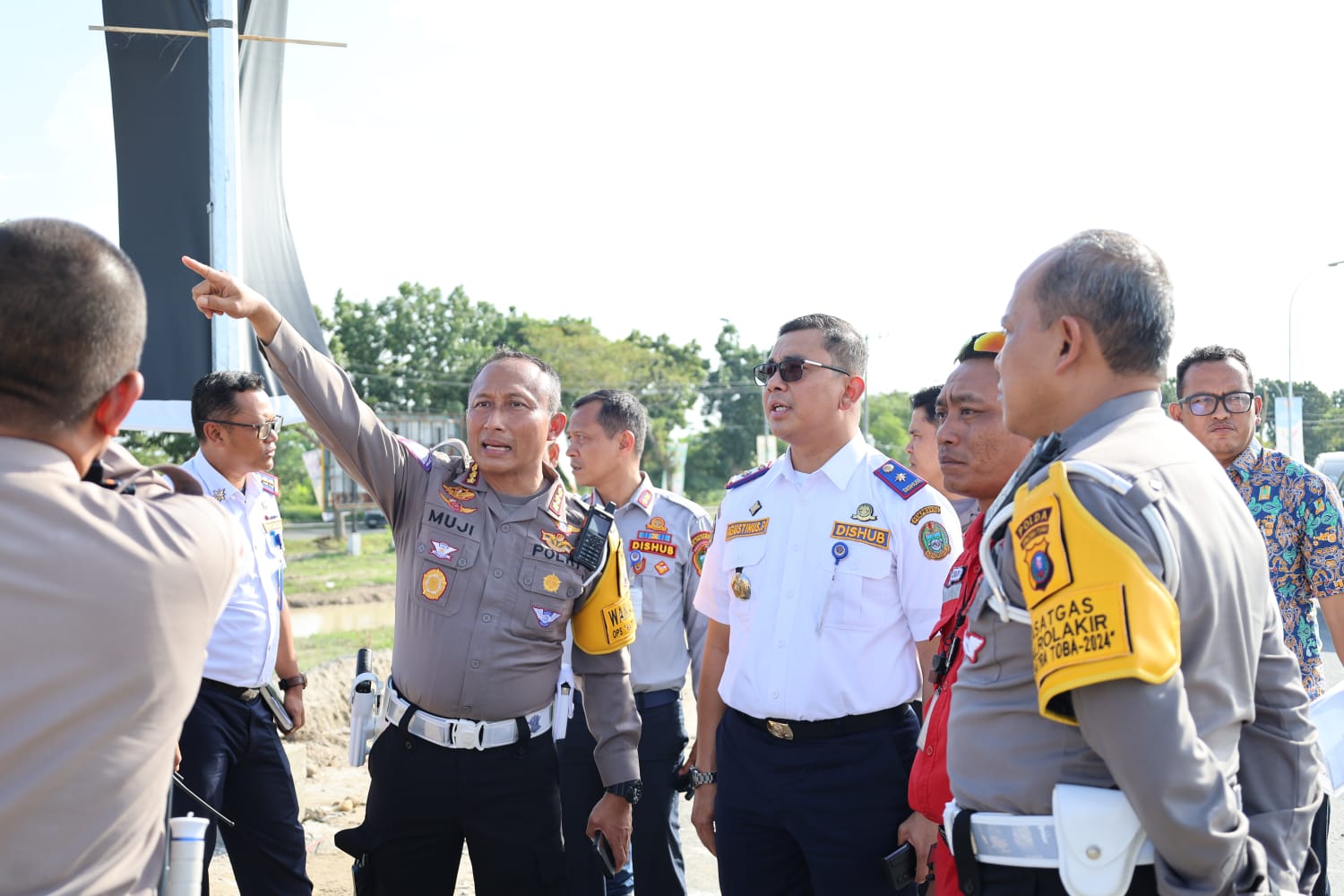 Rancang Manajemen Rekayasa Lalulintas Penutupan PON dan Survei Lapangan, Dishub Sumut Bersama Ditlantas Polda 