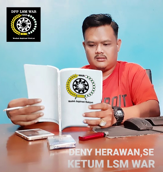 Deny Hermawan SE, Ketua Umum LSM WAR Banten Indonesia Mendukung Bahrul Ulum Sebagai Ketua KNPI Kec Jayanti