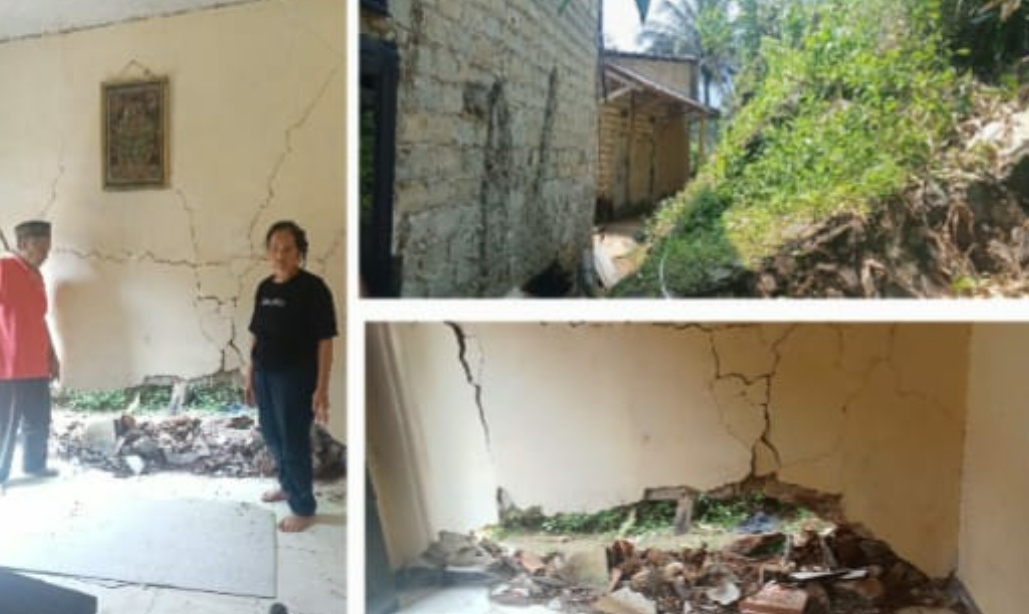 Dinding Rumah Jebol Diterjang Longsor, Lansia di Sukabumi Butuh Uluran Tangan