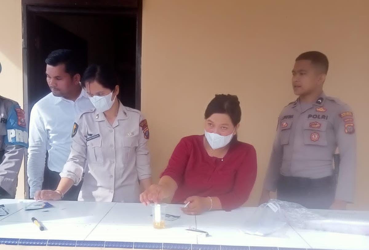 Operasi Bersih Narkoba di Polres Simalungun, Seluruh Personel Lakukan Tes Urine Dadakan