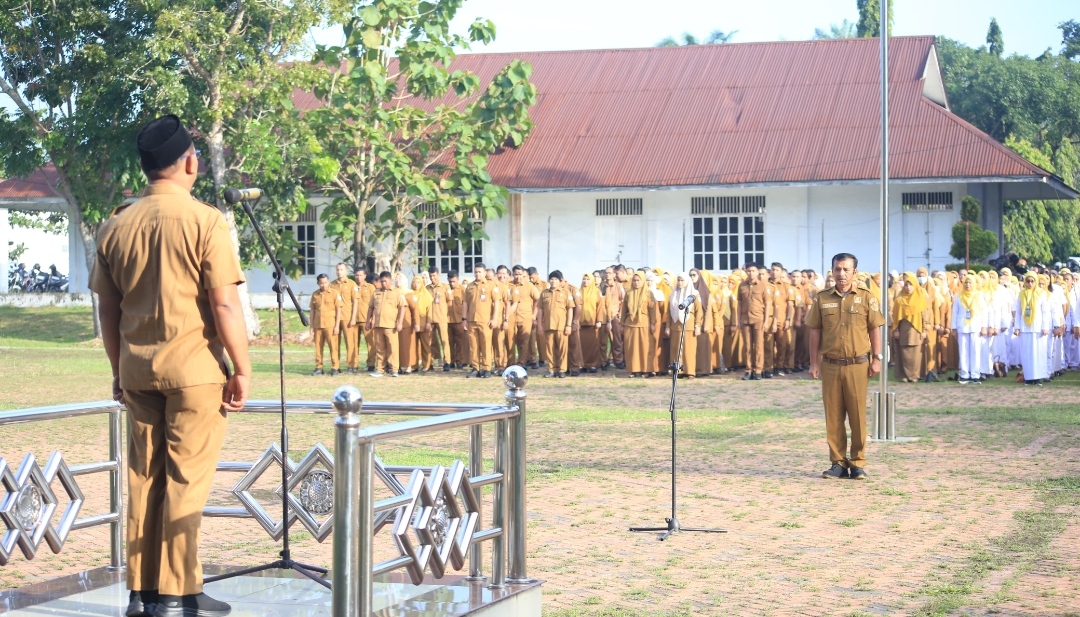 Pimpin Apel Gabungan, Kepala Inspektorat Labuhanbatu Warning OPD: Ubah Mindset, Stop Cari Cara Habiskan Anggar