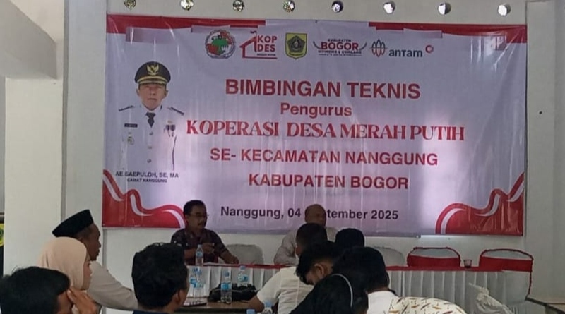 PT.Antam UBPE Pongkor Dukung Bimtek Pengurus Koperasi Desa di Nanggung