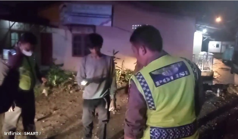 Cegah Kejahatan, Kapolsek Medan Baru Patroli Malam di Sari Rejo