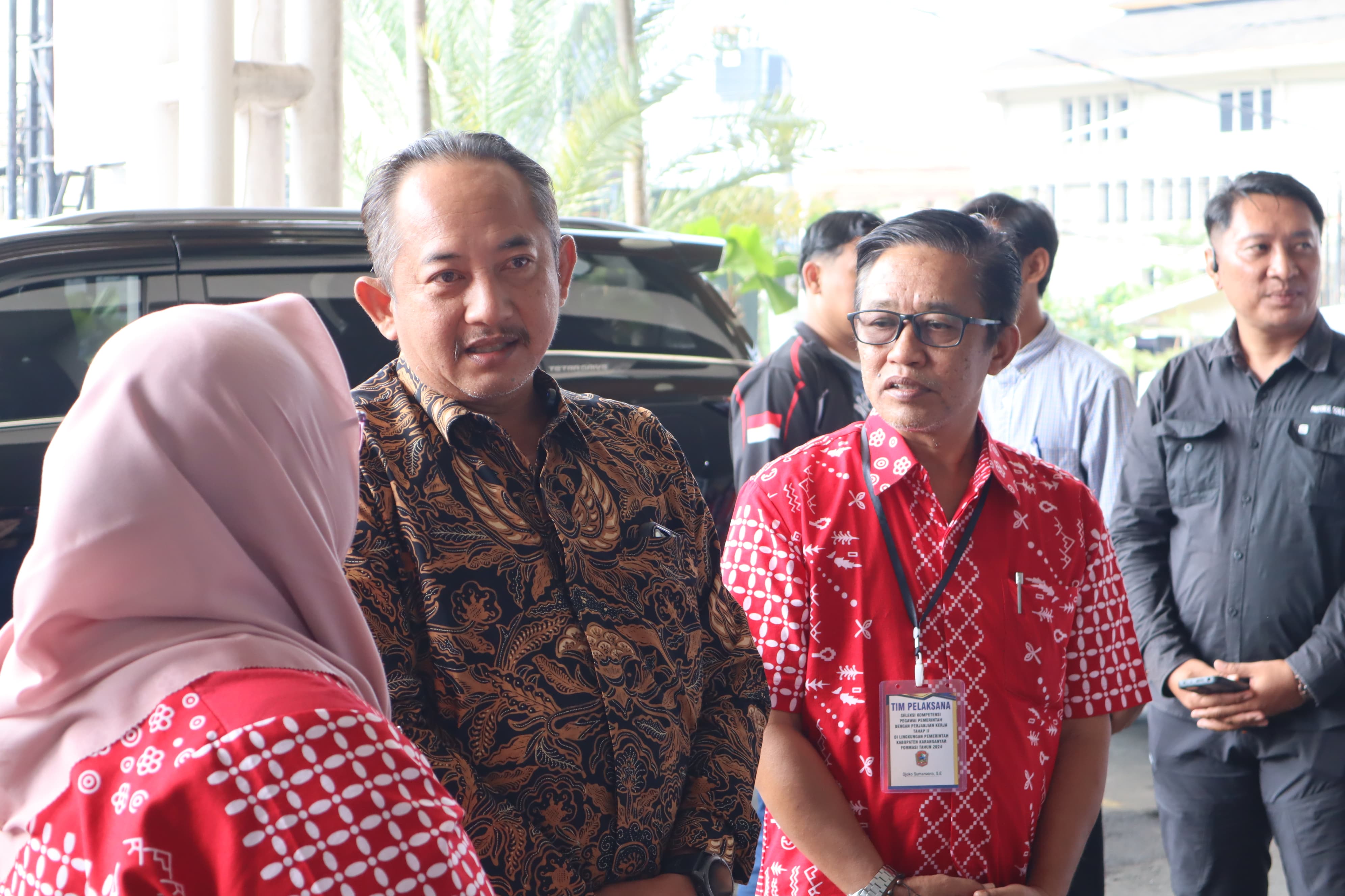 Bupati dan Wakil Bupati Karanganyar Hadiri Monitoring Seleksi Kompetensi PPPK Tahap II